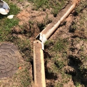 Commercial Property Repair of underground drainage system